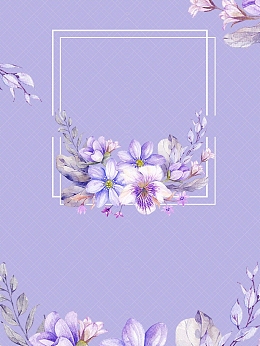 小清新简约花朵女装背景