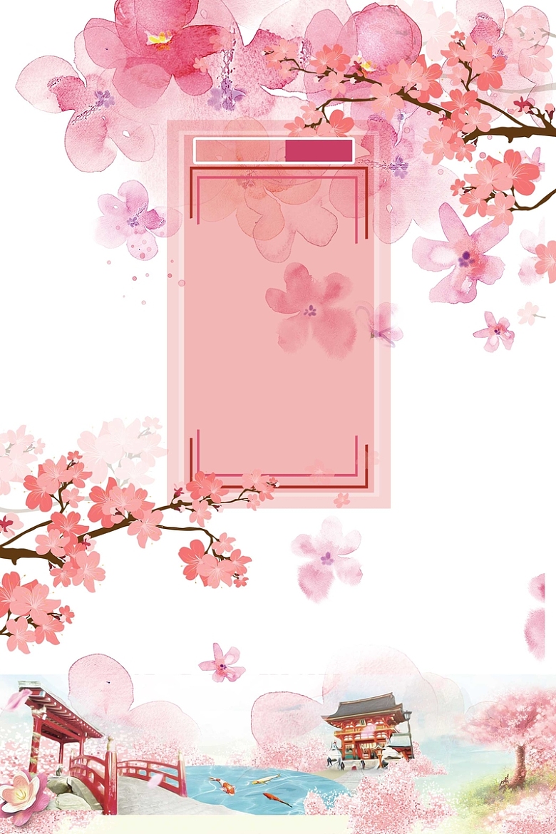 唯美春天醉美樱花节春季旅游