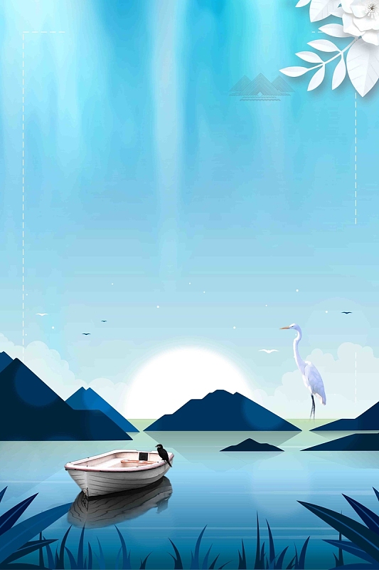 简约大气二十四节气寒露海报