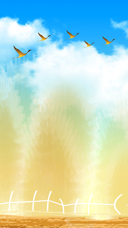 彩色渐变H5背景