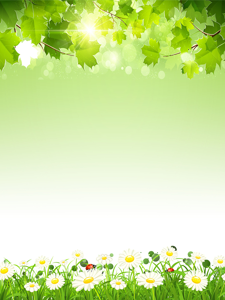 约惠春天促销海报背景素材