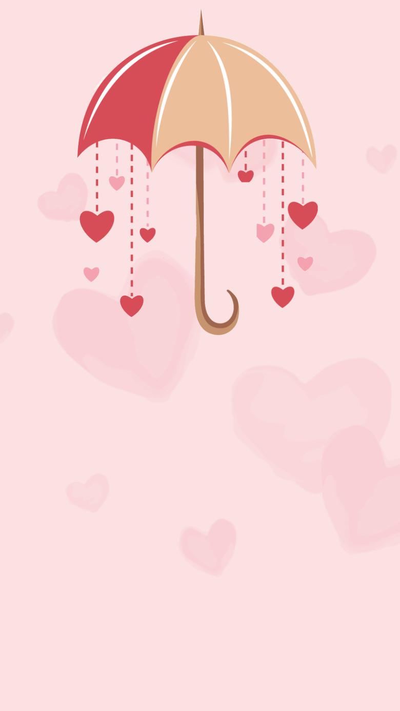 粉色梦幻5.20情人节h5分层背景