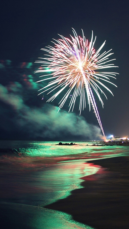 星空烟花背景素材_星空烟花背景图片元素-觅元素