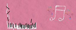 音乐培训班卡通童趣粉色banner