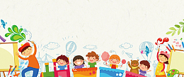 卡通校园简约手绘黄色banner