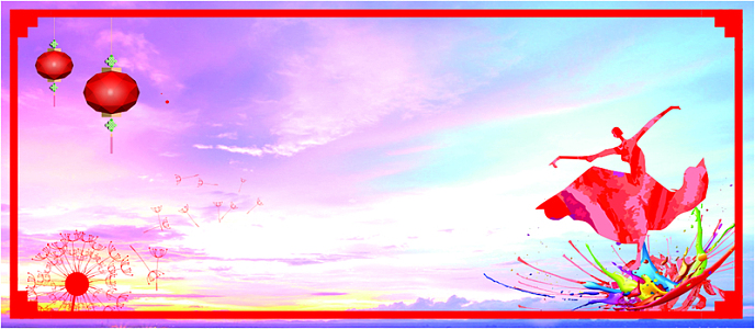 淘宝卡通浅紫色背景