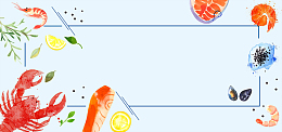 海鲜特卖电商狂欢banner