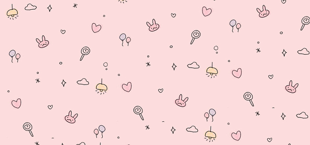 卡通手绘粉色底纹简约背景