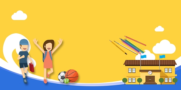 卡通开学季新学期