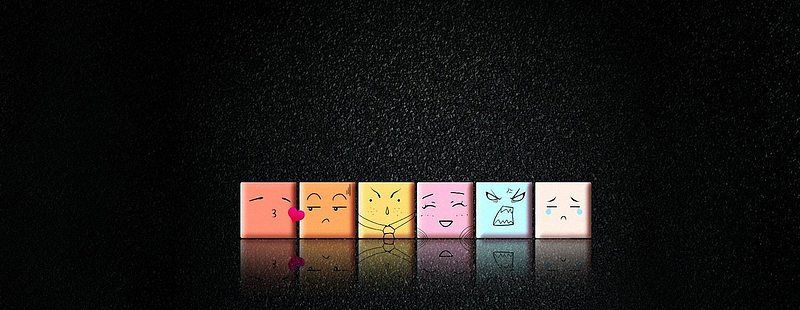 创意小方块表情图