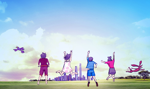 青春毕业季海报背景图