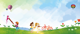 欢乐校园快乐户外蓝天banner