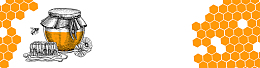 天然蜂蜜卡通可爱banner