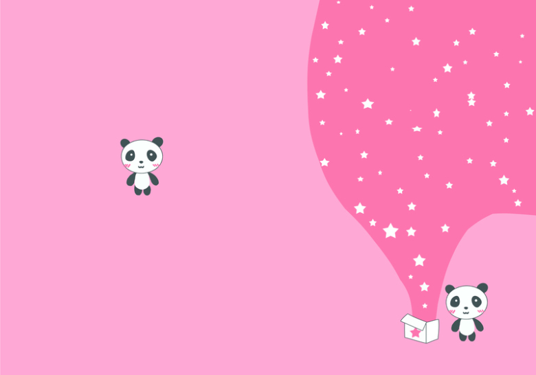关键词 : 可爱卡通,卡通,可爱,熊猫,花纹,卡通背景,粉色背景,星星
