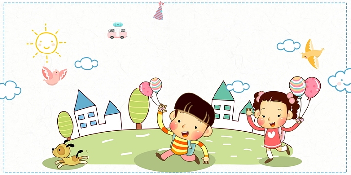 卡通欢乐开学季促