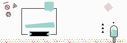 冬季童装促销简约手绘白色banner