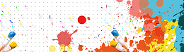 寒假班补习班开课可爱卡通banner