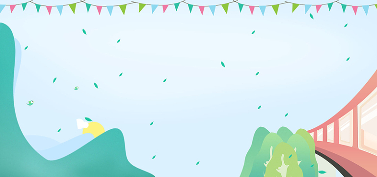 清明踏青绿色清新banner
