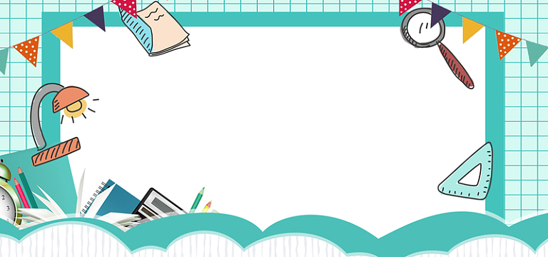 开学季可爱卡通banner