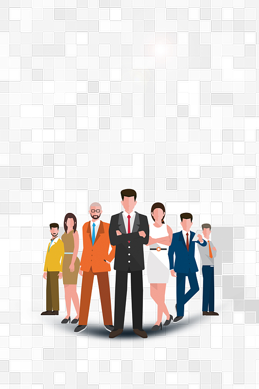 招聘会海报背景素材