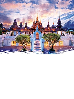 泰国旅游旅行大象背景