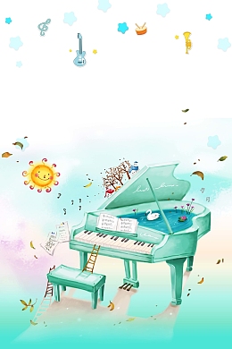 校园音乐培训海报