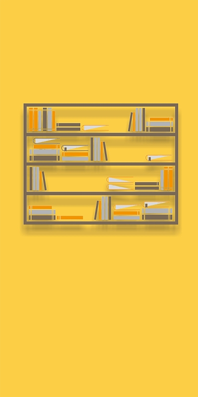 书架海报背景图