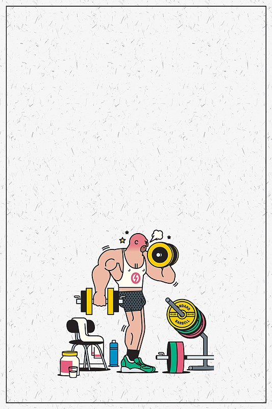 运动健身海报背景