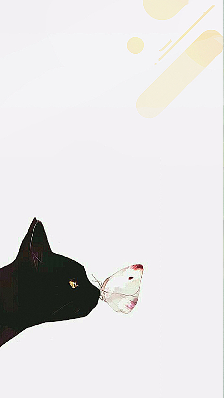 卡通可爱猫咪插画平面广告