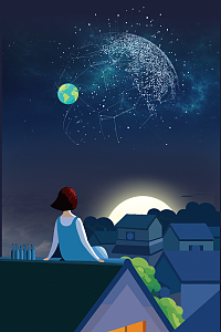 地球一小时活动宣传海报