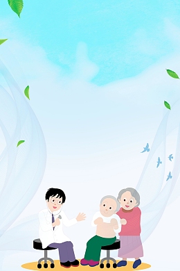 公益爱心义诊活动背景素材