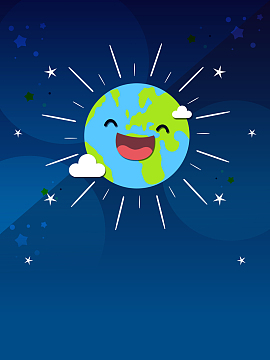 5月8日世界微笑日海报设计