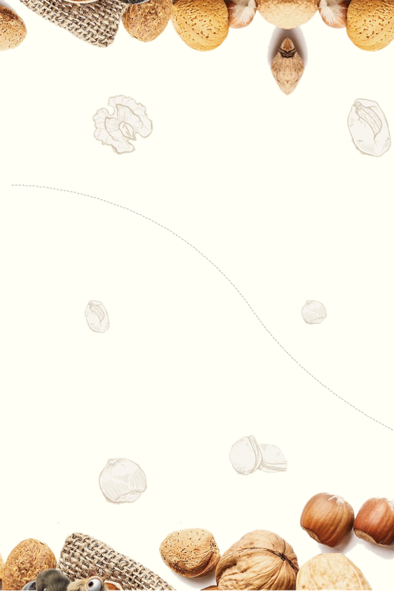 坚果零食海报背景