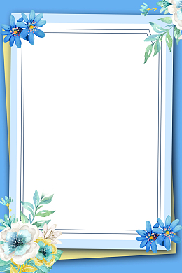 小清新唯美插画春天夏天背景海报