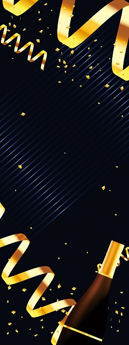 2018扁平风格新年酒会年酒吧派对背景