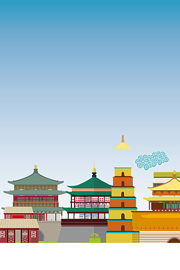 创意印象西安旅游户外海报