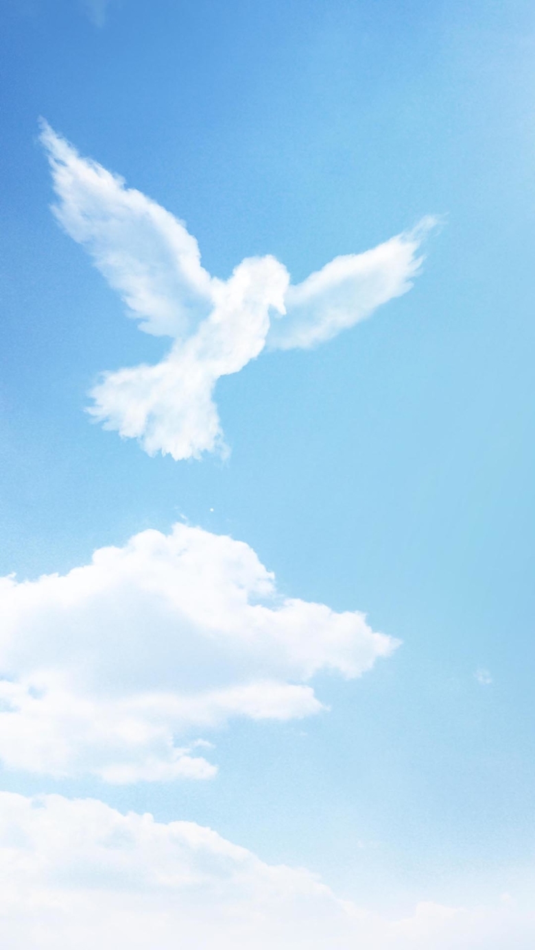 卡通云彩h5背景免抠素材免费下载_觅元素51yuansu.com