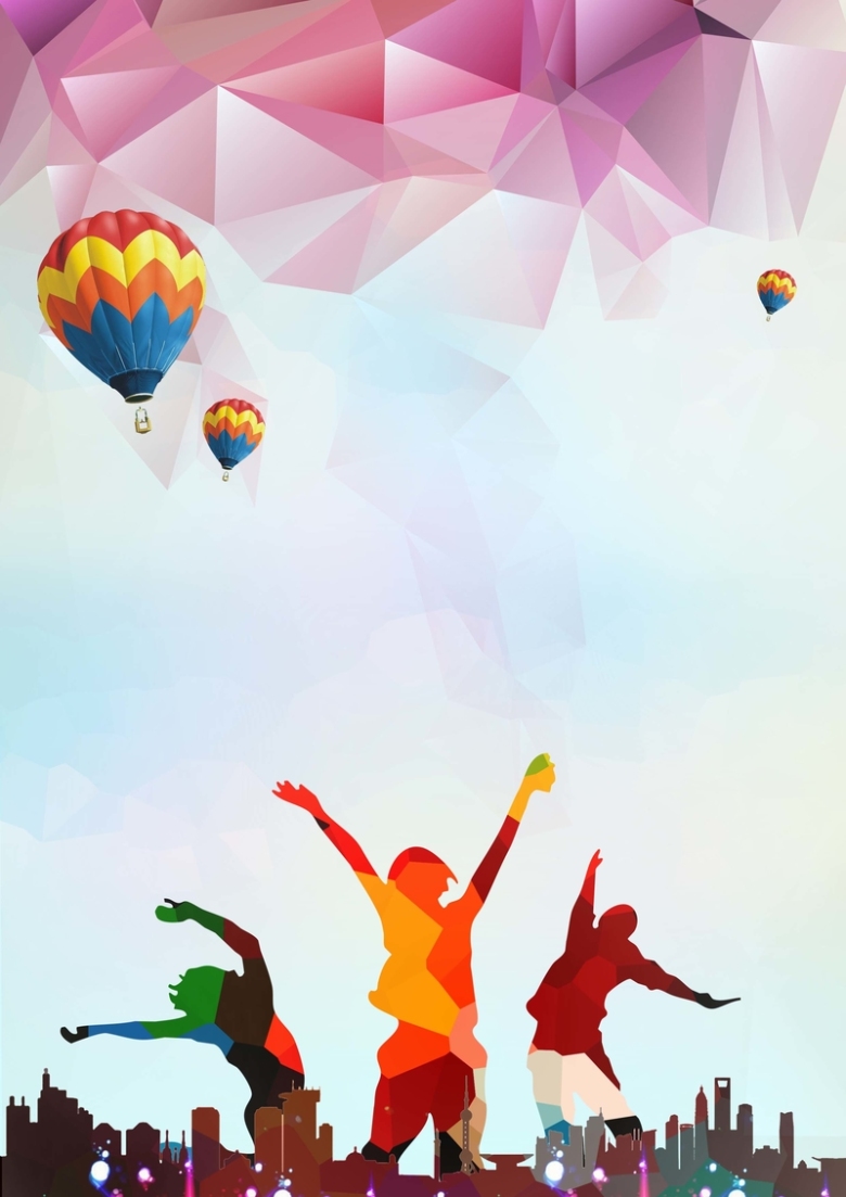 青春不散场毕业季海报背景模板