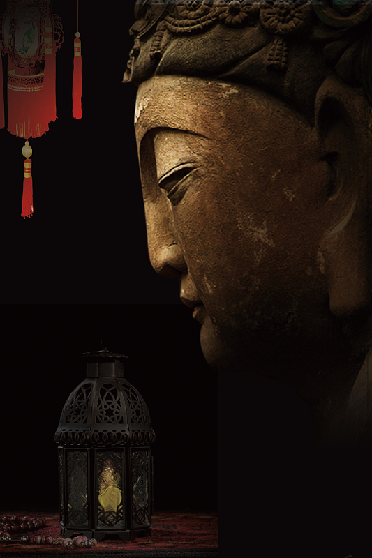 佛教宣传海报背景