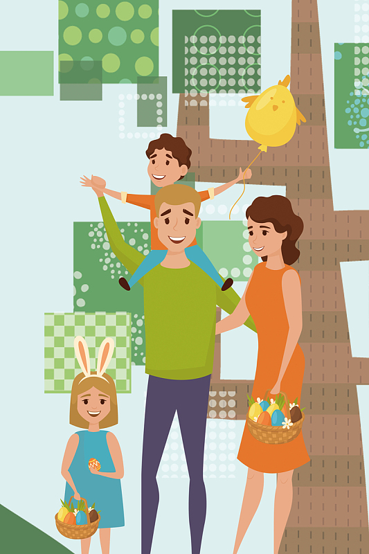 野餐人物素材_野餐人物图片元素-觅元素