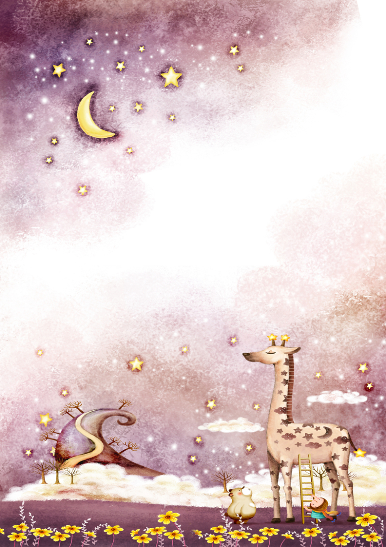 卡通插画背景素材