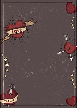 清新有趣的情人节巧克力广告海报背景