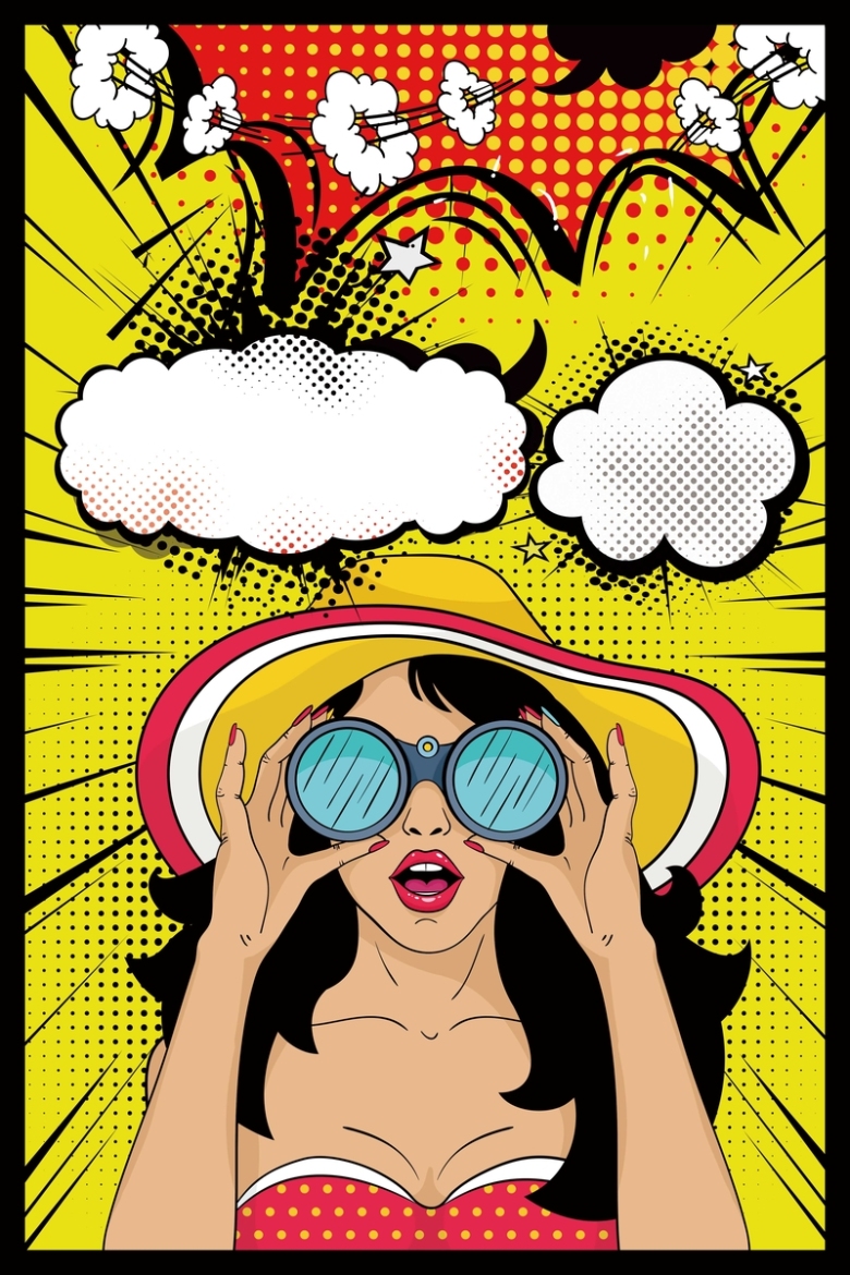 波普艺术风格夏季促销海报设计