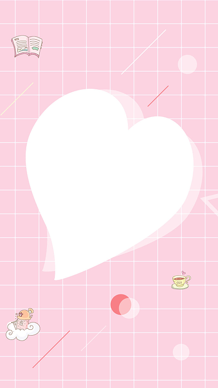 小清新卡通可爱背景图