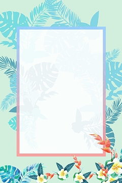 简约小清新春天海报