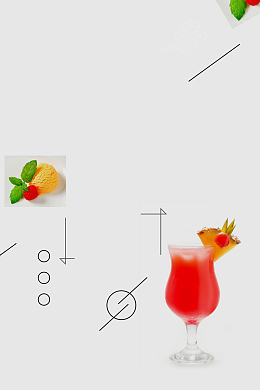 小清新冷饮冰淇淋海报设计