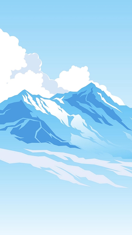 雪山蓝色背景素材_雪山蓝色背景图片下载_觅元素