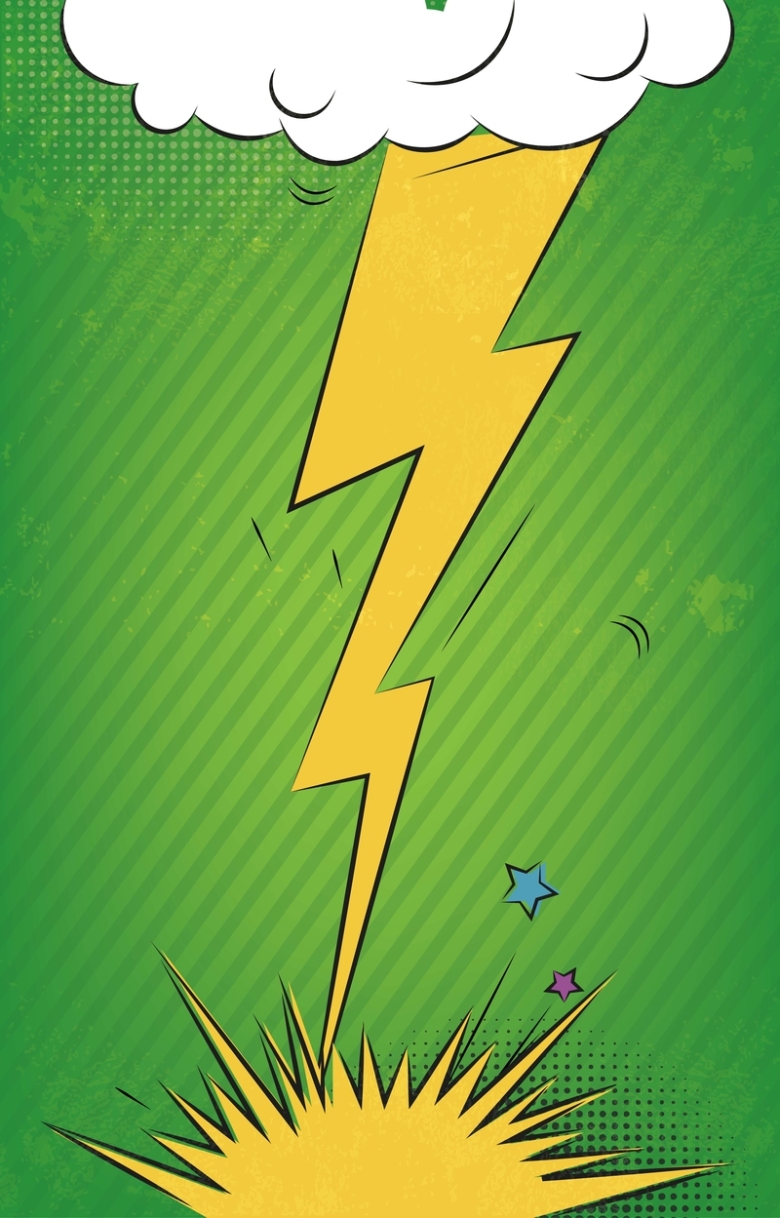 关键词 : 卡通,海报,白云,绿色,闪电,背景,ai,矢量素材,高清背景设计