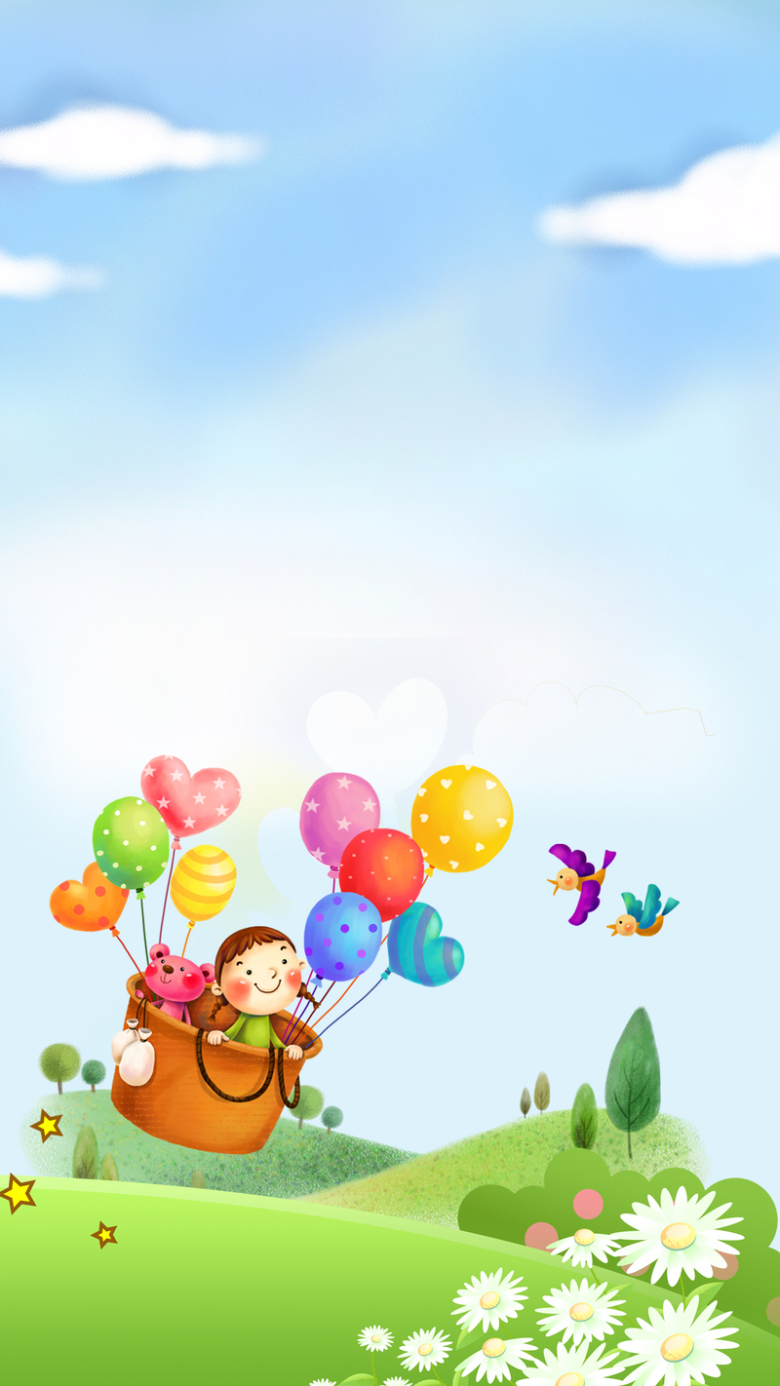 卡通h5分层背景免抠素材免费下载_觅元素51yuansu.com