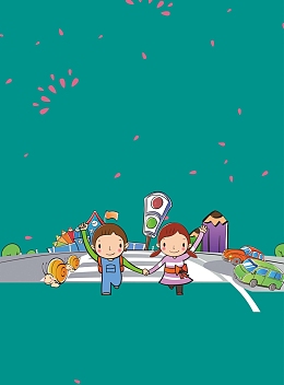 幼儿园开园招生海报背景